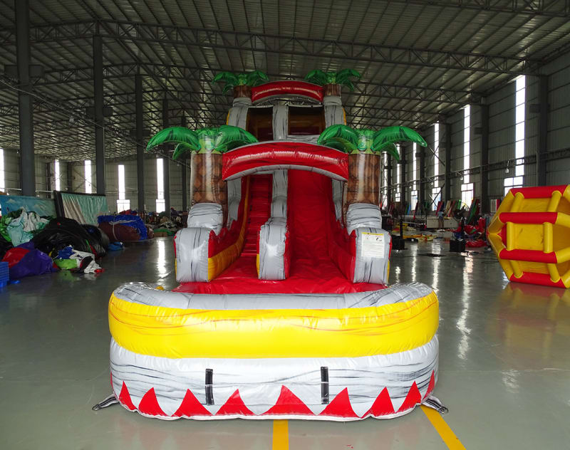 18' Fire Island Single Lane Water Slide