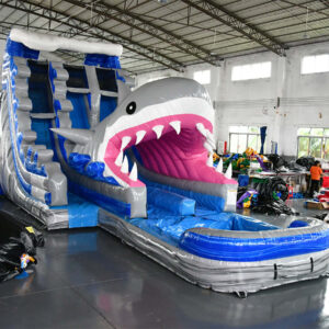 21' JAWS Double Lane Water Slide