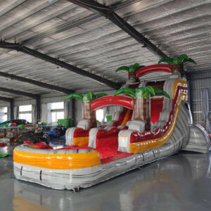 16' Fire Island Single Lane Water Slide