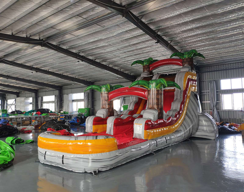 16' Fire Island Single Lane Water Slide