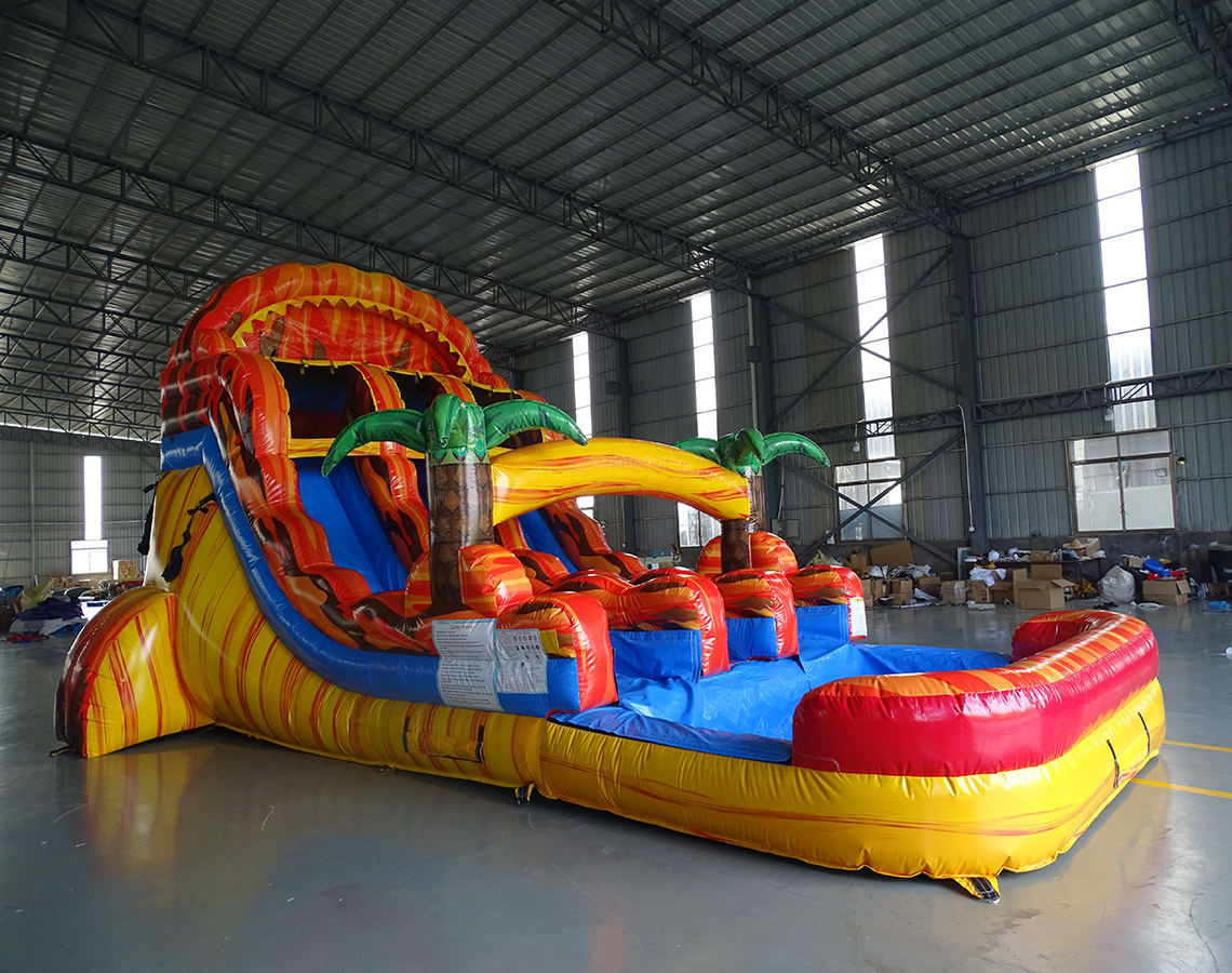 17' Fiesta Dual Lane Water Slide