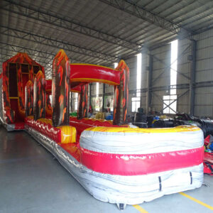 30' Volcano Double Lane Water Slide
