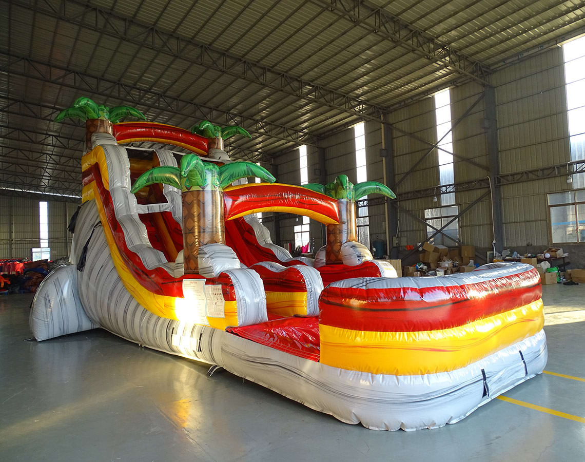 17' Fire Island Single Lane Water Slide