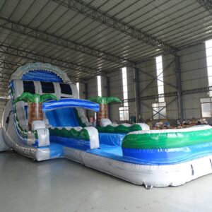 20' Rocky Drop Double Lane Water Slide