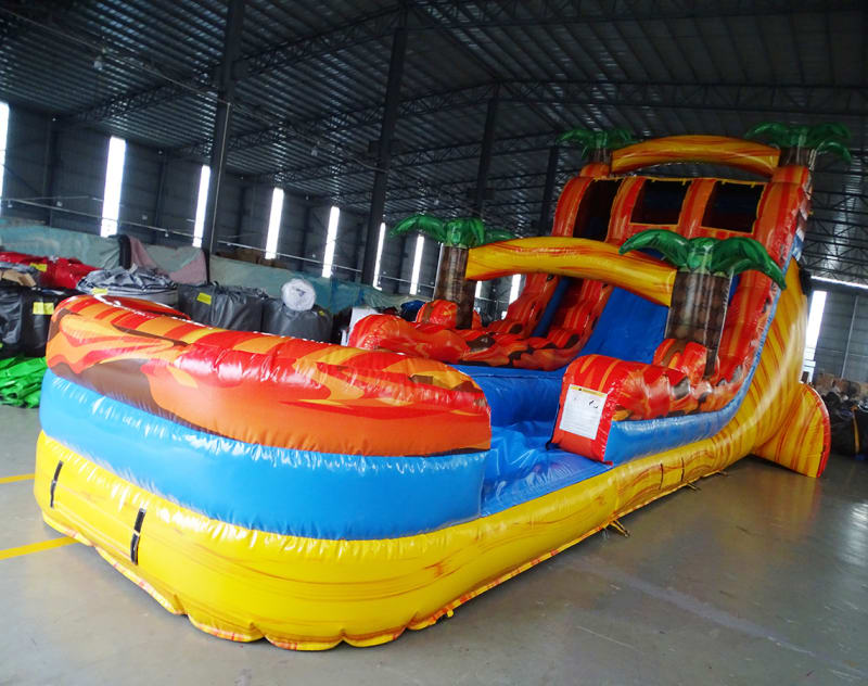 20' Fiesta Hybrid Double Lane Water Slide
