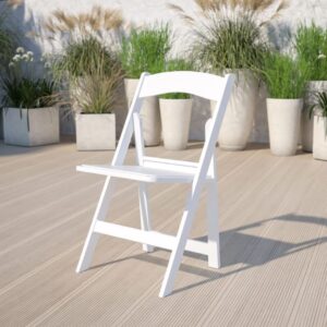 White Resin Chairs