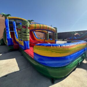 19' Reggae Rush Triple Lane Water Slide
