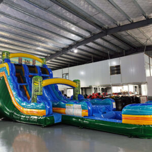 20' Tiki Shot Double Lane Hybrid Water Slide
