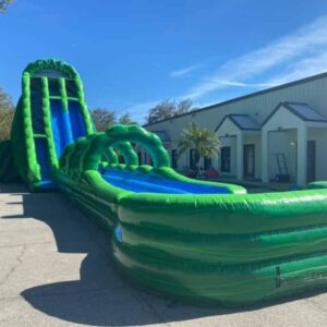32' Incredible Hulk Dual Lane Water Slide