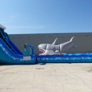 24' Great White Double Lane Water Slide