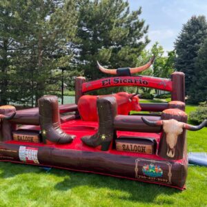 Red mechanical bull el sicario