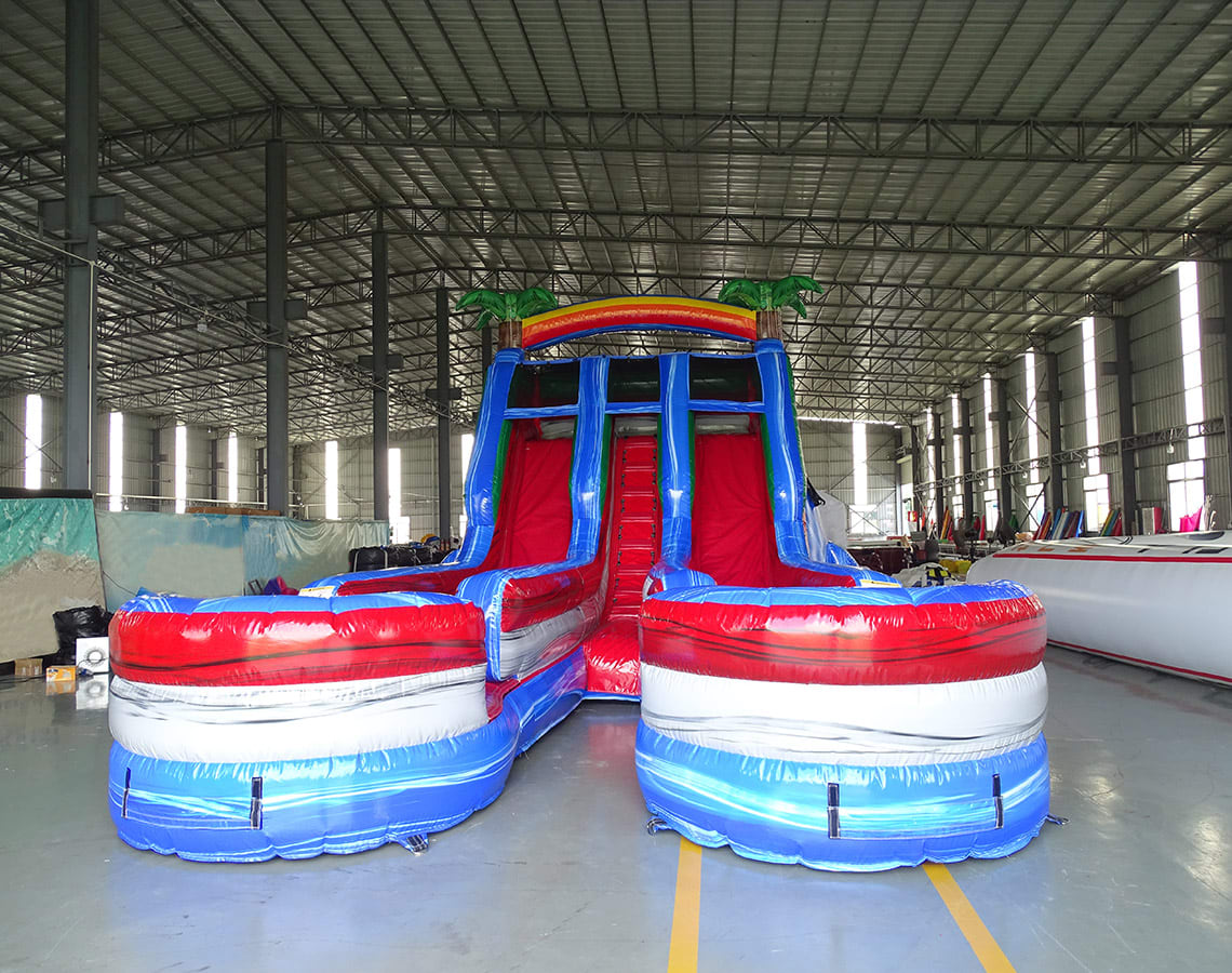 17' Baja Double Double Water Slide