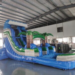 16' Tropical Wave Single Lane Water Slide