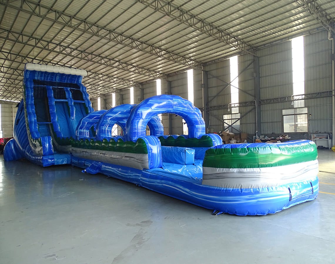 22' Tropical Wave Double Lane Water Slide