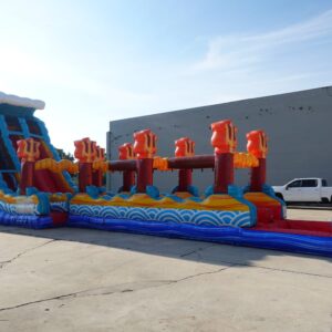 24' Poseidon Plunge Double Lane Water Slide