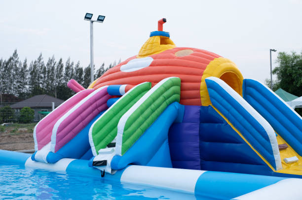 Children's Inflatable Castle Playground with pool